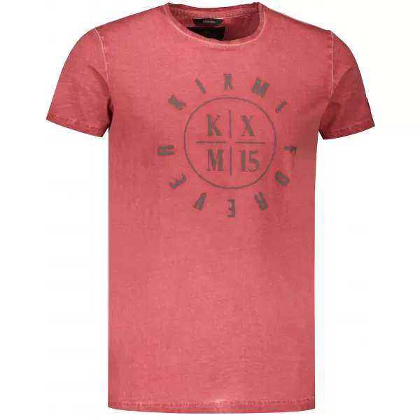  Tricou pentru bărbați KIXMI NADIR BURGUNDIA 