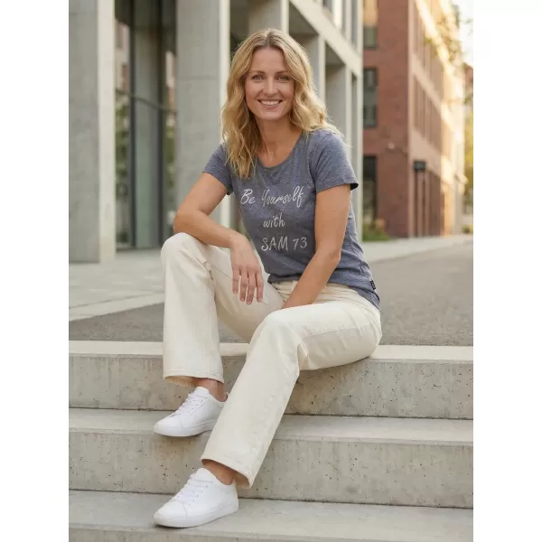  Tricou dama cu maneca scurta SAM 73 RENÉE WT 842 GRI 