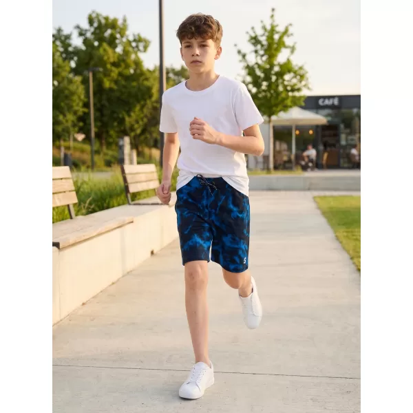  Pantaloni scurți pentru băieți SAM 73 GRAHAM BS 537 ALBASTRU 