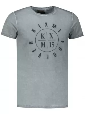 Tricou pentru bărbați KIXMI NADIR GRI