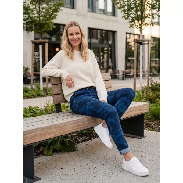  Pantaloni de dama SAM 73 IVY WK 778 ALBASTRU ÎNCHIS 