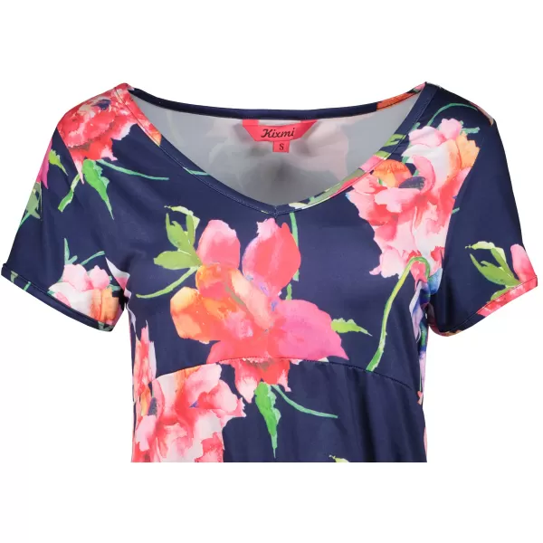  Rochie KIXMI NOLLIE ALBASTRU INCHIS 