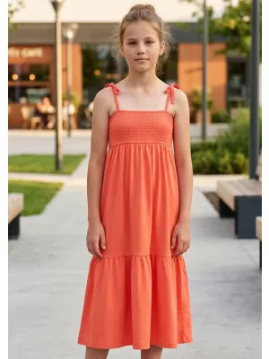 Rochie de fetiță SAM 73 CHARITY GZ 540 PORTOCALIU DESCHIS