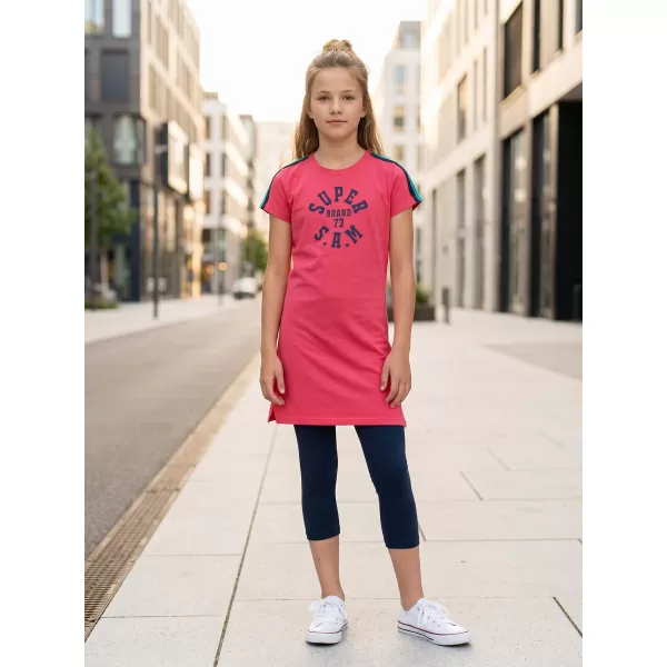  Rochie de fetiță SAM 73 BELINDA GZ 536 ROZ 