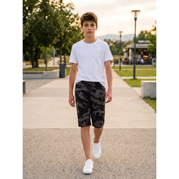  Pantaloni scurți pentru băieți SAM 73 SPENCER BS 534 NEGRU 