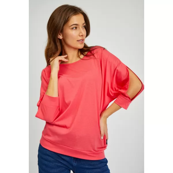  Tricou dama cu maneci 3/4 SAM 73 VIVIAN WT 863 ROZ APRINS 