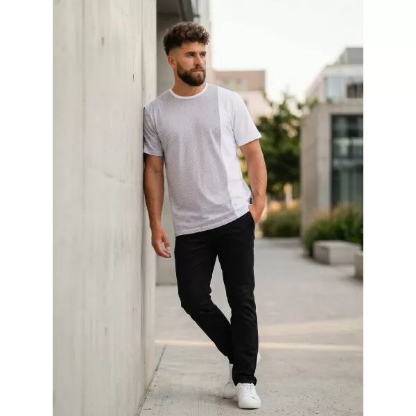  Tricou bărbătesc cu mâneci scurte SAM 73 PAUL MT 795 ALB 