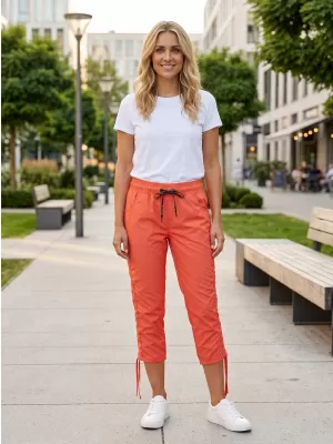 Pantaloni 3/4 dama SAM 73 CHERYL WS 772 PORTOCALIU DESCHIS