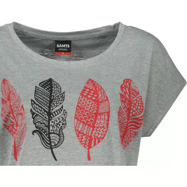  Tricou pentru femei cu mâneci scurte SAM 73 PENELOPE WT 861 GRI 