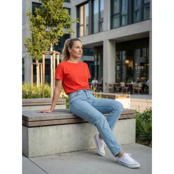  Tricou dama cu maneca scurta SAM 73 HALLE WT 880 ROŞU 
