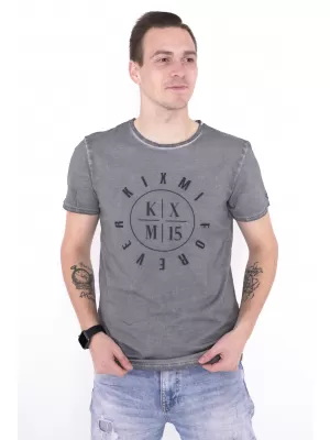 Tricou pentru bărbați KIXMI NADIR GRI