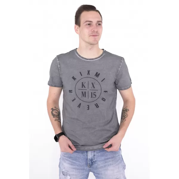  Tricou pentru bărbați KIXMI NADIR GRI 