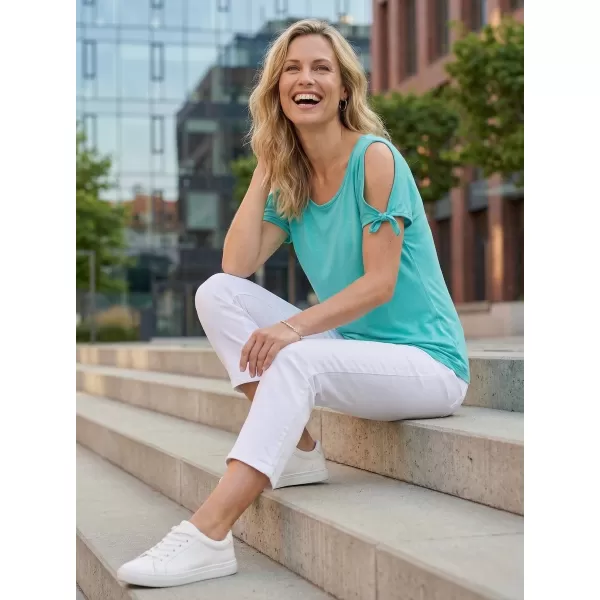  Tricou dama cu maneca scurta SAM 73 FELICIA WT 854 VERDE NEON 