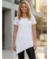 Tricou dama cu maneca scurta SAM 73 DOREEN WT 860 ALB