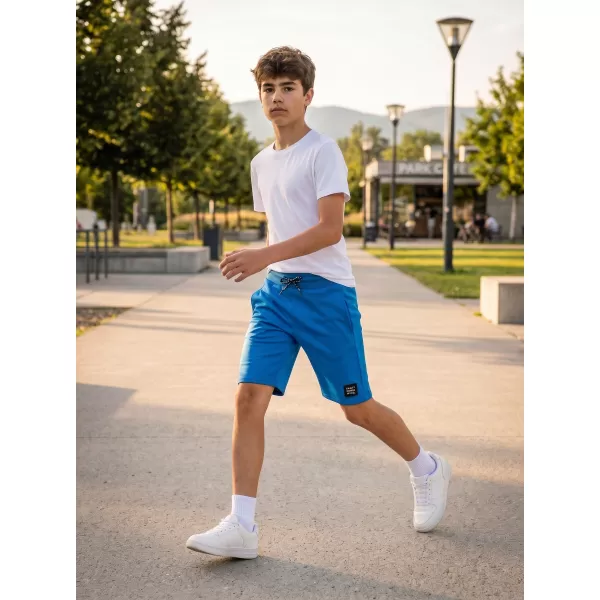  Pantaloni scurți pentru băieți SAM 73 SAF BS 538 ALBASTRU STRĂLUCITOR 