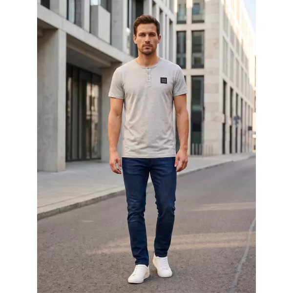  Tricou bărbătesc cu mâneci scurte SAM 73 GIDEON MT 804 GRI DESCHIS 