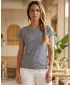 Tricou dama cu maneca scurta SAM 73 CELESTE WT 852 ALBASTRU ÎNCHIS