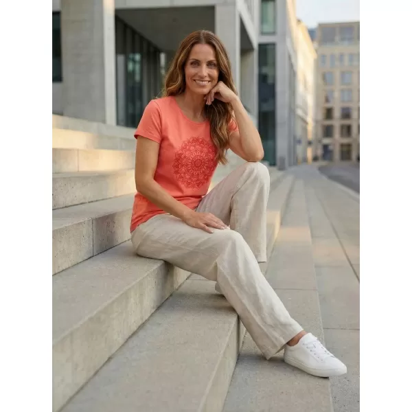  Tricou dama cu maneca scurta SAM 73 DEBORAH WT 845 PORTOCALIU DESCHIS 