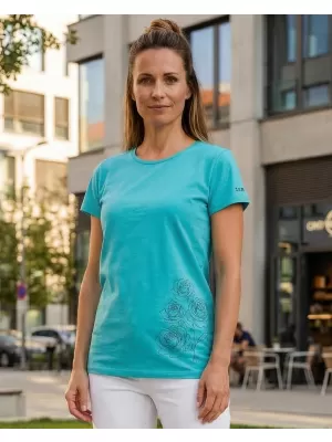 Tricou dama cu maneca scurta SAM 73 BETHANY WT 846 VERDE NEON