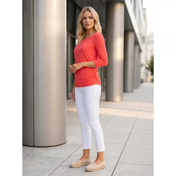  Tricou dama cu maneci 3/4 SAM 73 SHERRY WT 864 ROZ APRINS 