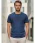 Tricou pentru bărbați KIXMI NARSEY ALBASTRU INCHIS