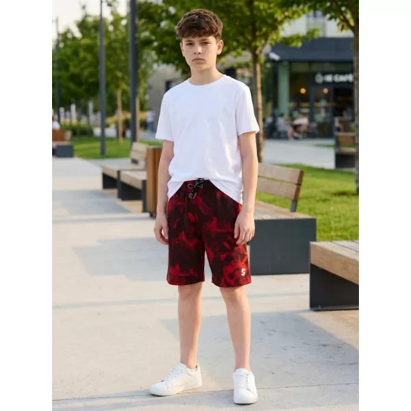  Pantaloni scurți pentru băieți SAM 73 GRAHAM BS 537 ROŞU 