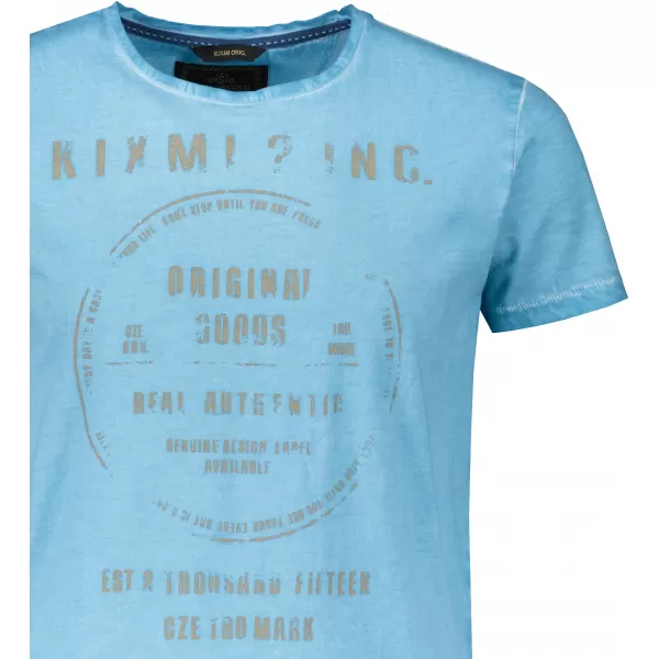  Tricou pentru bărbați KIXMI NAVIN ALBASTRU 