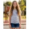 Tricou fetita cu maneca scurta SAM 73 ALAINA GT 564 GRI DESCHIS