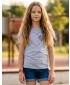Tricou fetita cu maneca scurta SAM 73 ALAINA GT 564 GRI DESCHIS