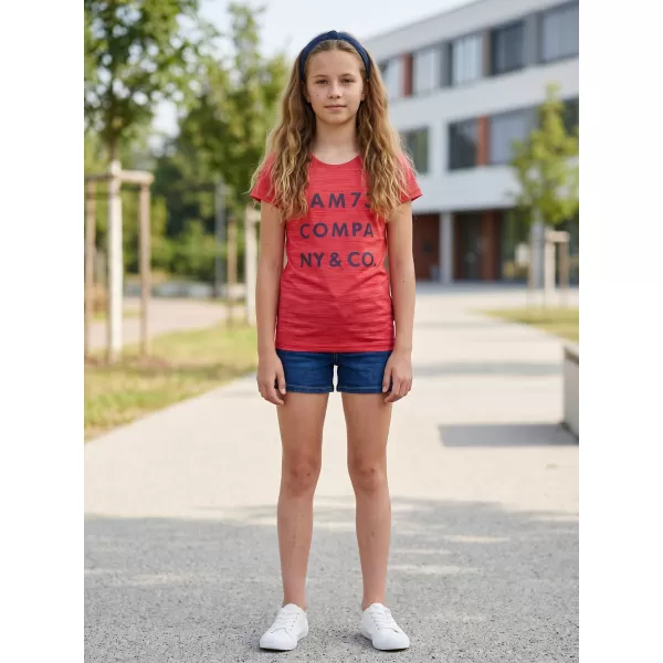  Tricou fetita cu maneca scurta SAM 73 ABLAKA GT 568 ROZ APRINS 