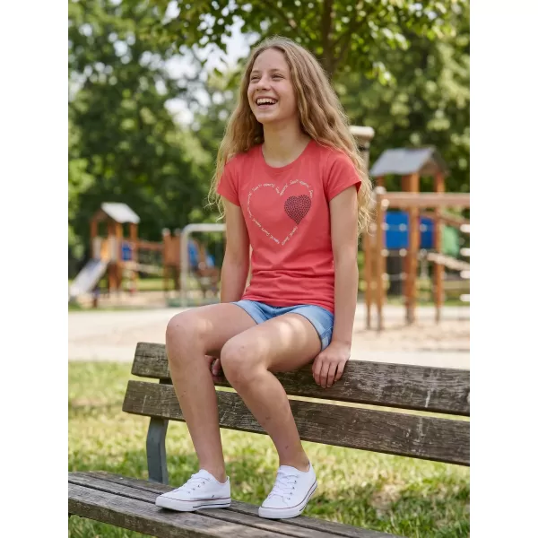  Tricou fetita cu maneca scurta SAM 73 ALAINA GT 564 ROZ APRINS 