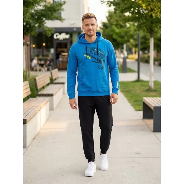  Hanorac pentru bărbați ALTISPORT ALM017AL304 ALBASTRU 