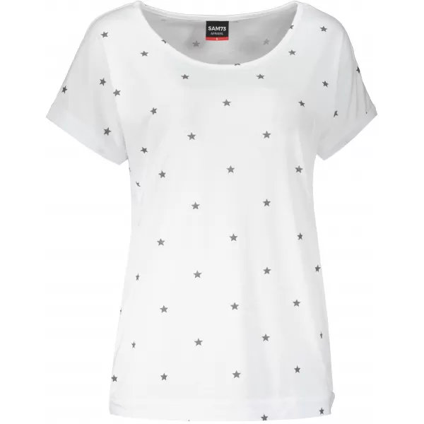  Tricou pentru femei cu mâneci scurte SAM 73 ROXANNE WT 856 ALB 
