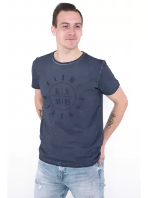Tricou pentru bărbați KIXMI NADIR ALBASTRU INCHIS