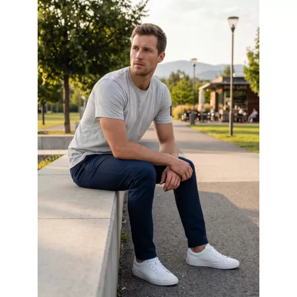  Tricou bărbătesc cu mâneci scurte SAM 73 FREDDIE MT 791 GRI DESCHIS 