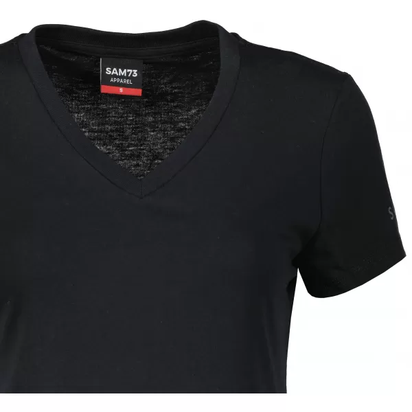  Tricou dama cu maneca scurta SAM 73 CLAUDIA WT 847 NEGRU 