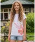 Tricou fetita cu maneca scurta SAM 73 STEPHANIE GT 562 ALB
