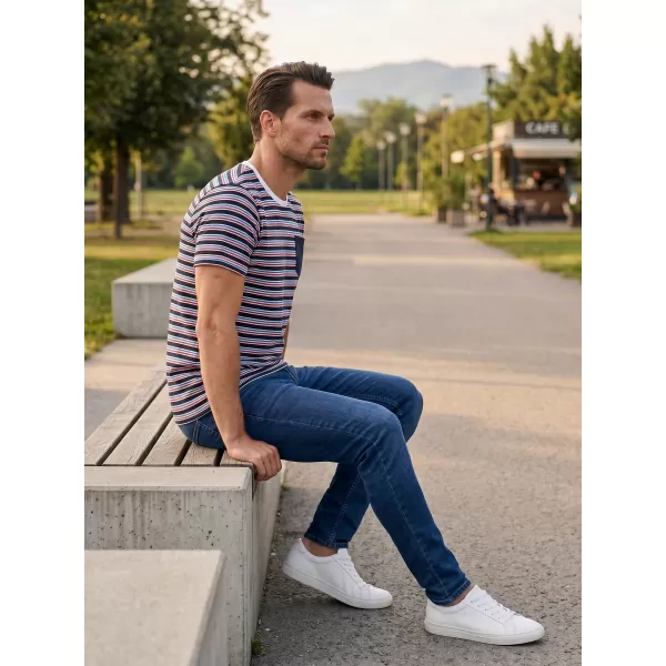  Tricou bărbătesc cu mâneci scurte SAM 73 MARTIN MT 794 ALB 