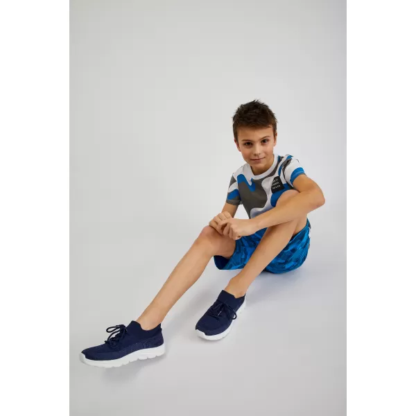  Tricou băiat cu mâneci scurte SAM 73 OSCAR BT 555 ALBASTRU STRĂLUCITOR 