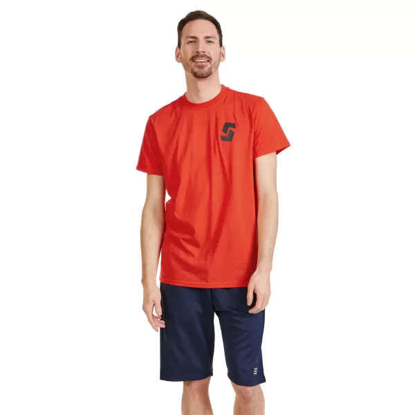  Tricou bărbătesc cu mâneci scurte SAM 73 DOUGALL MT 801 ROŞU 