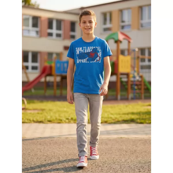  Băiat t -hirt cu mâneci scurte SAM 73 PETER BT 562 ALBASTRU STRĂLUCITOR 