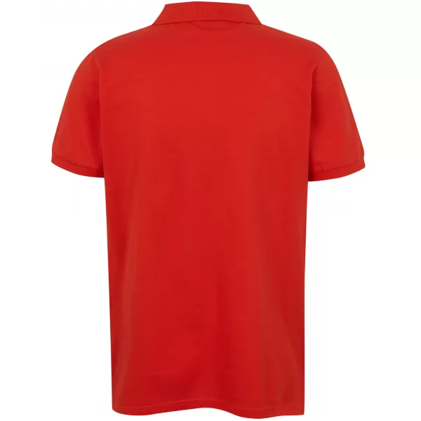  Tricou pentru bărbați cu guler SAM 73 HENRY MT 788 ROȘU-PORTOCALIU 