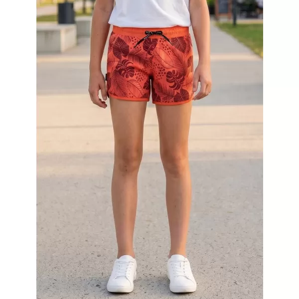 Pantaloni scurți pentru fete SAM 73 MILANIA GS 531 PORTOCALIU DESCHIS 