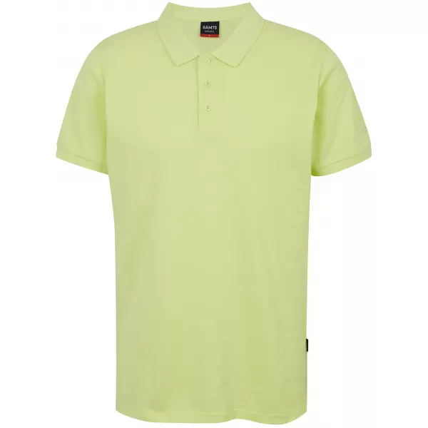  Tricou pentru bărbați cu guler SAM 73 HENRY MT 788 SVĚTLE GALBEN VERZUI 