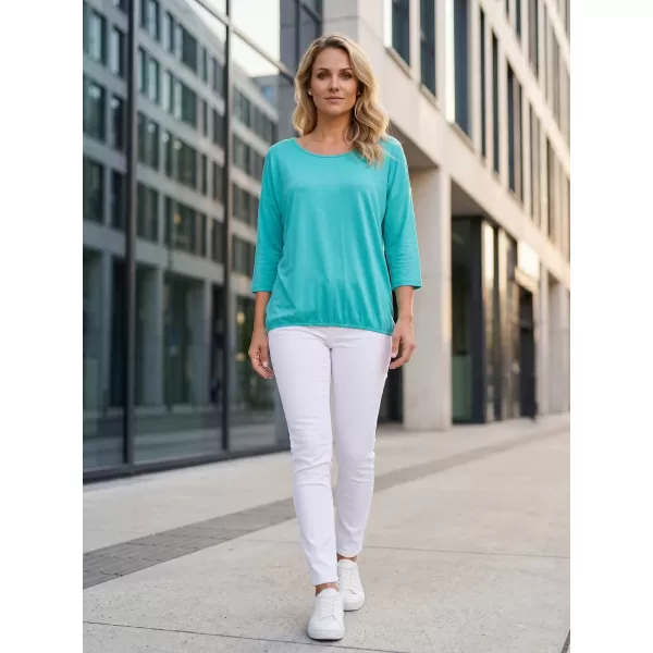  Tricou dama cu maneci 3/4 SAM 73 GLADYS WT 865 VERDE NEON 