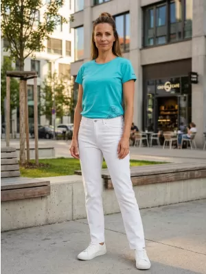 Tricou dama cu maneca scurta SAM 73 BETHANY WT 846 VERDE NEON