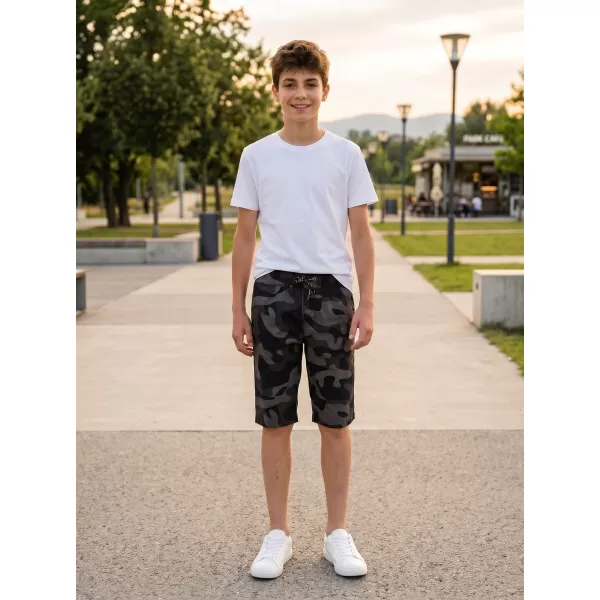  Pantaloni scurți pentru băieți SAM 73 SPENCER BS 534 NEGRU 