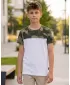 Tricou băiat cu mâneci scurte SAM 73 MOSES BT 556 ALB