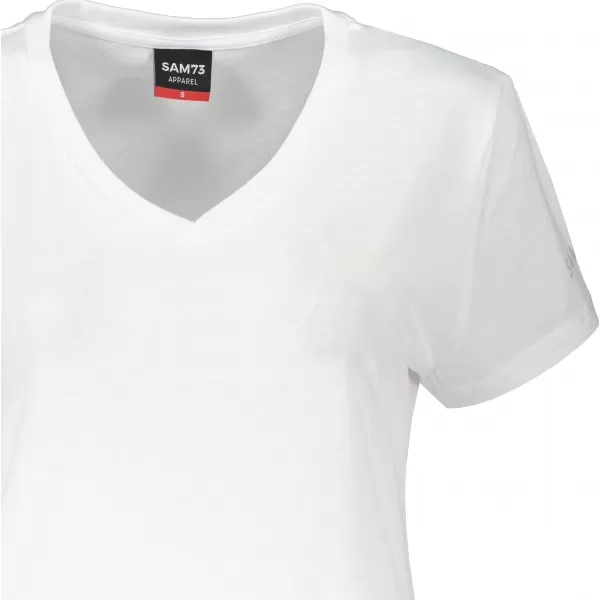  Tricou dama cu maneca scurta SAM 73 CLAUDIA WT 847 ALB 