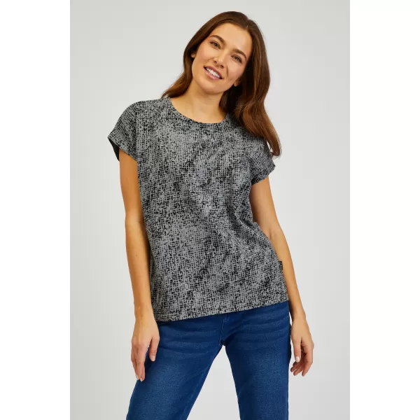  Tricou dama cu maneca scurta SAM 73 VERONICA WT 843 NEGRU 